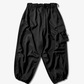 Y-3 | SPORT UNIFORM WIDE CARGO PANTS { BLACK