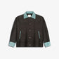 F A R A K | BASICS MONOCHROME JACKET { BROWN