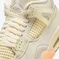 JORDAN | AIR JORDAN 4 RETRO "BIRDS OF PARADISE" { COCONUT MILK/MUSLIN-BRIGHT MANGO