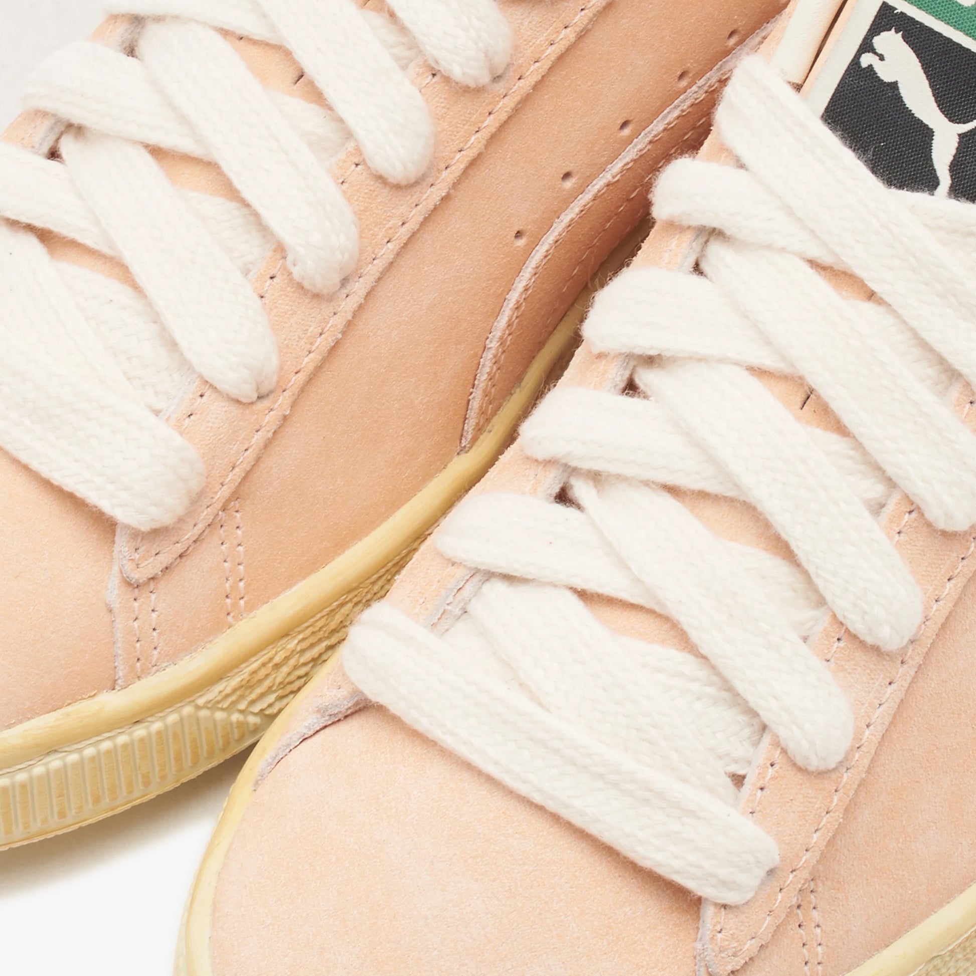 PUMA SUEDE FADED BRIGHT MELON-FROSTED IVORY – Superkicks