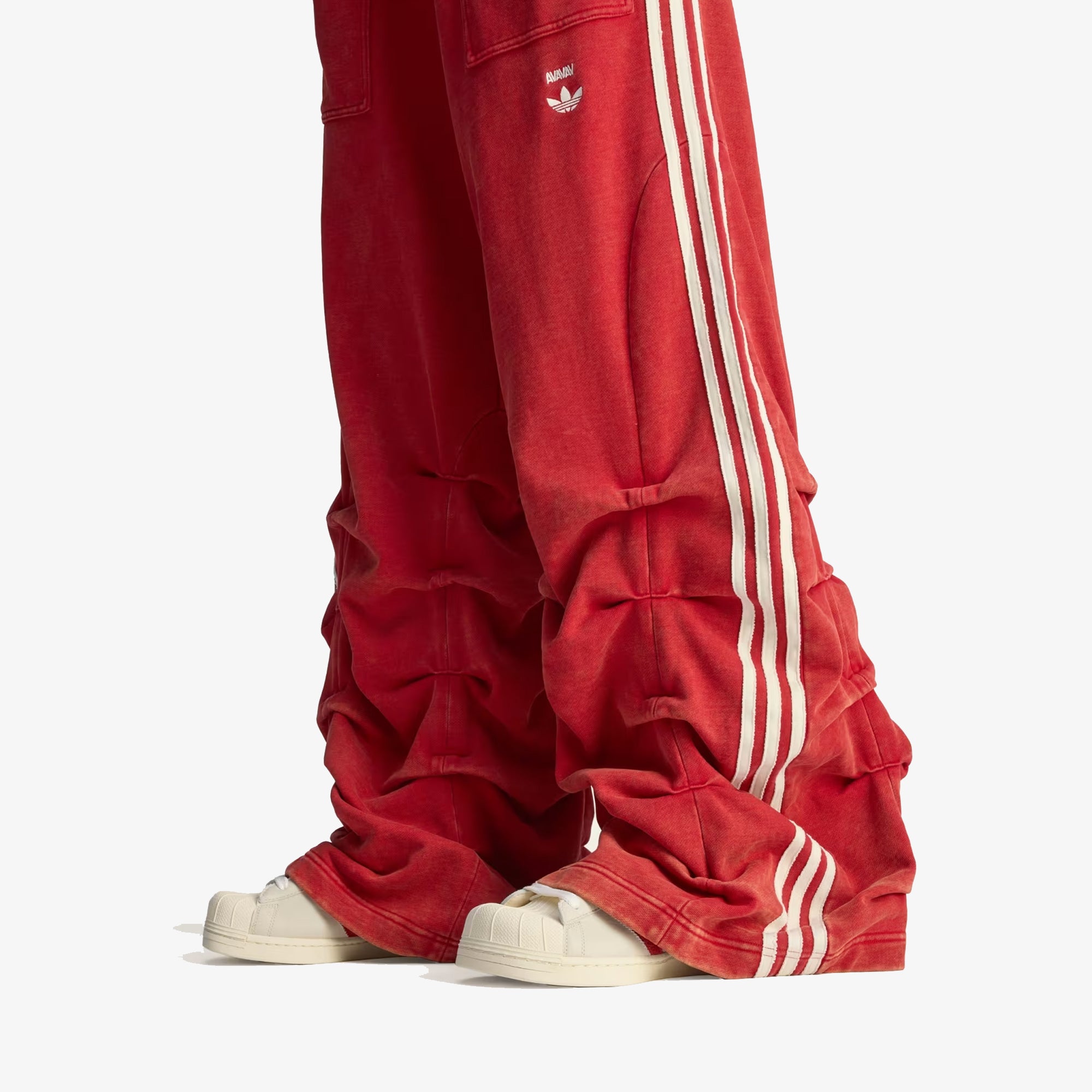 【L】adidas x Avavav Pleats Track Pants Jogger Pants adidas x Avavav Pleated Track Pant Dark Grey