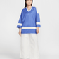 NIKE | SPORTSWEAR OVERSIZED JERSEY TUNIC { LT MEDIUM BLUE/CHALK/CHALK