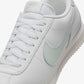 Nike | CORTEZ LEATHER { SUMMIT WHITE/LIGHT SILVER-SAIL