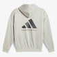 Adidas Originals | BASKETBALL SUEDED HOODIE  { SESAME