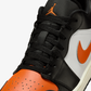 JORDAN | AIR JORDAN 1 LOW { BLACK/STARFISH-WHITE-SAIL