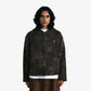 ALMOST GODS | MANDRAKE CAMO NET ZIP HOODIE { BROWN