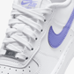 NIKE | AIR FORCE 1 { WHITE/LIGHT THISTLE-WHITE