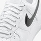 Nike | AIR FORCE 1 '07 SE { WHITE/BLACK-METALLIC SILVER