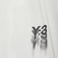 Y-3 | GRAPHIC SHORT SLEEVE TEE  { OWHITE
