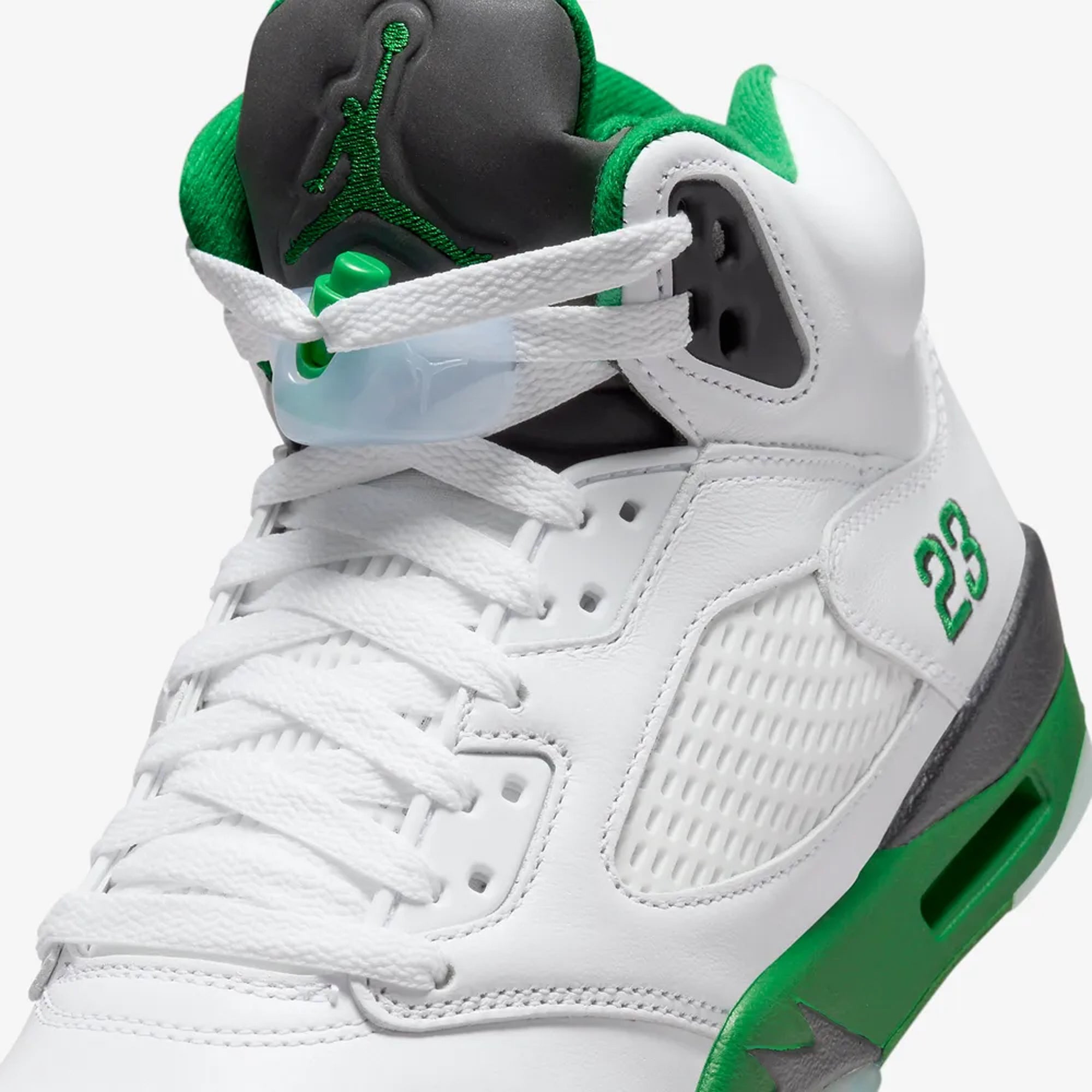 retro 5 jordans green