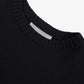 ALMOST GODS | ALPHA CROSS KNIT SWEATER { BLACK