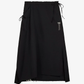 Y-3 | SPORT UNIFORM RAW CUT 3 STRIPES SKIRT { BLACK