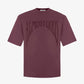 ALMOST GODS | GOTHIC RELAXED TEE { PLUM