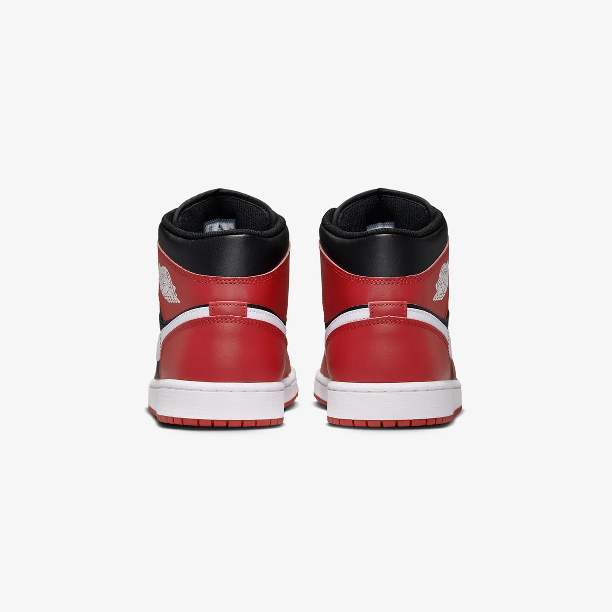 JORDAN | AIR JORDAN 1 MID { BLACK/WHITE-GYM RED – Superkicks