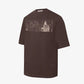 ALMOST GODS | SYSTEM RELAXED TEE { BROWN