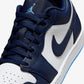 JORDAN | AIR JORDAN 1 LOW { MIDNIGHT NAVY/UNIVERSITY BLUE-WHITE