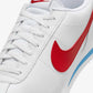 NIKE  | CORTEZ LEATHER { WHITE/VARSITY RED-VARSITY BLUE