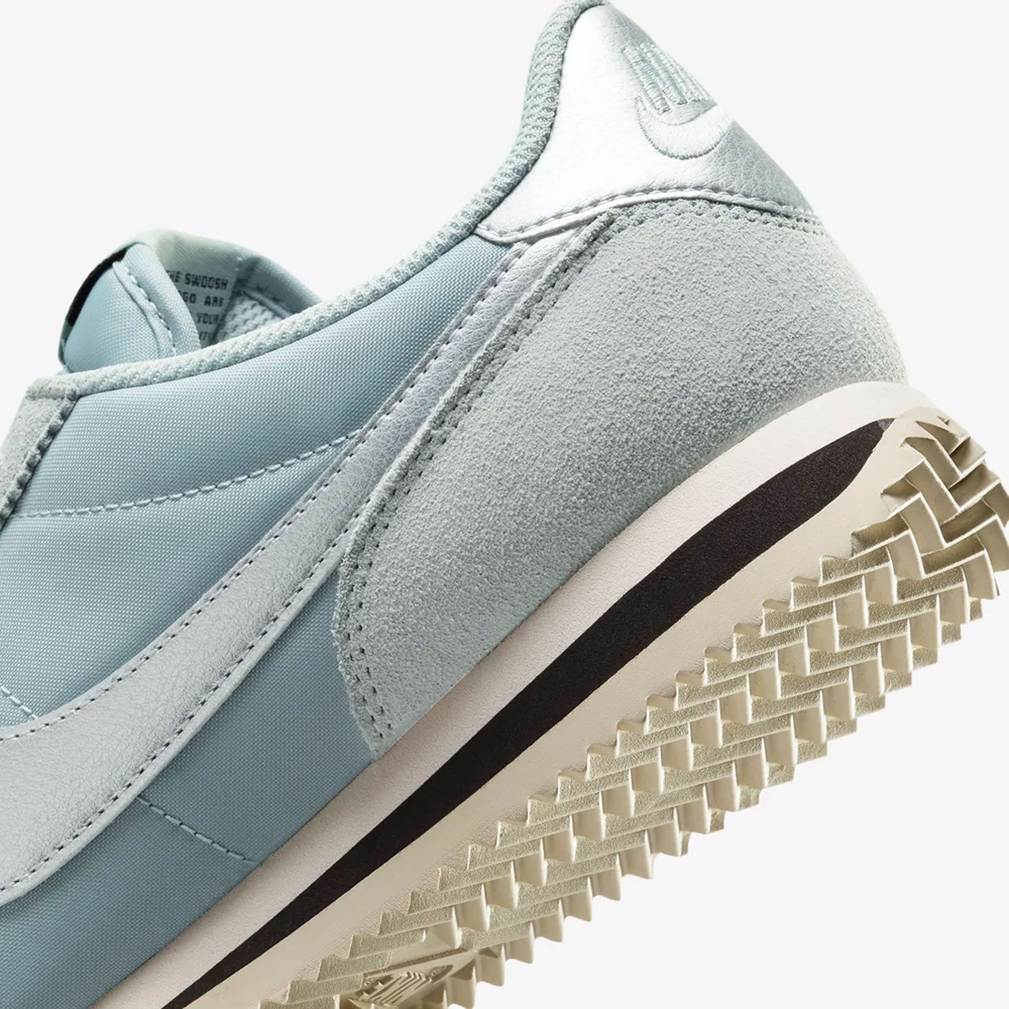 nike cortez silver swoosh