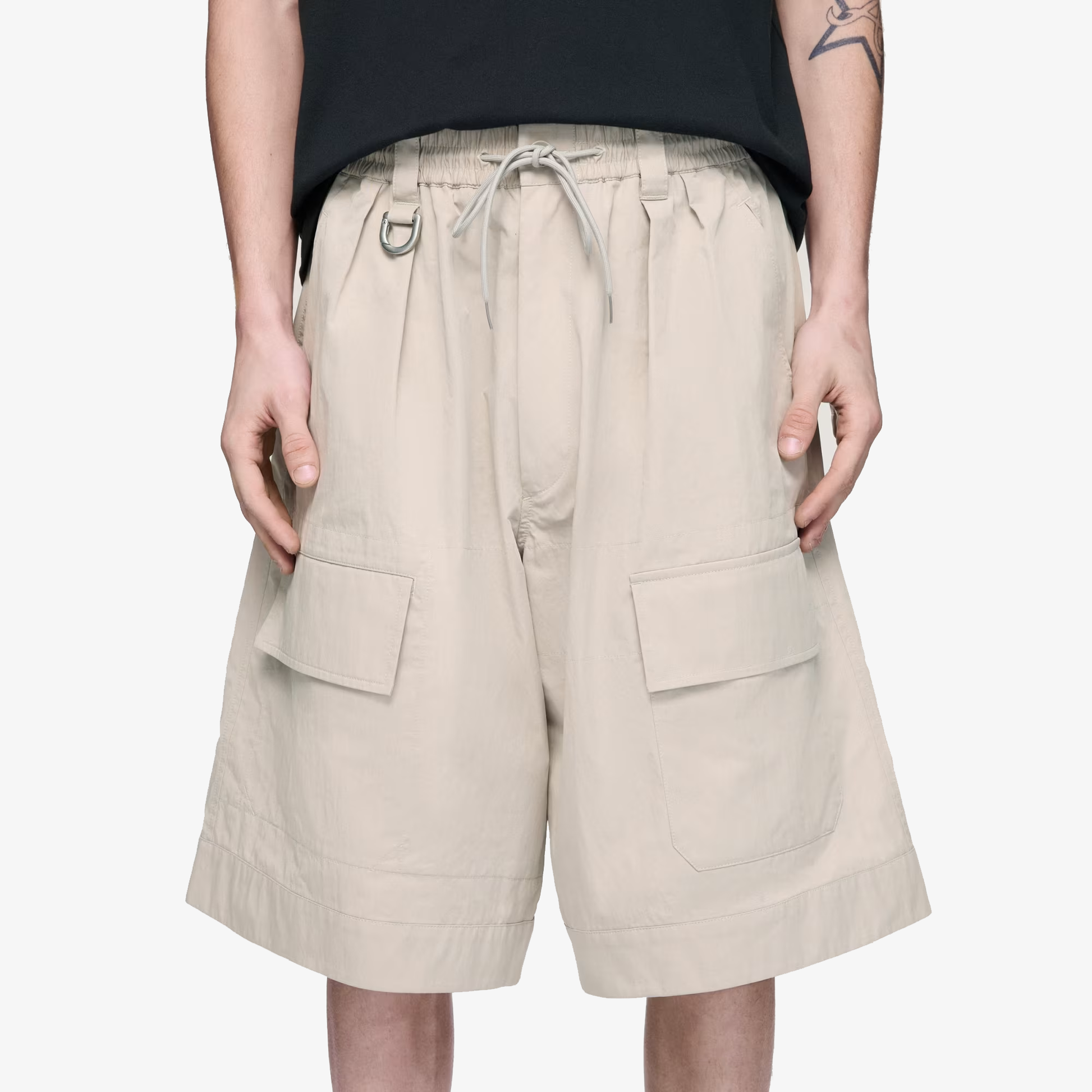 Y | 3 WIDE LEG SHORTS { LIGHT BROWN – Cheap Kabalegafoundation Jordan  outlet - daniel arsham design adidas white shoes black women - 3