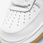 Nike | AIR FORCE 1 '07 { WHITE/WHITE-GUM LIGHT BROWN