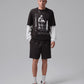 JORDAN | BROOKLYN SHORT SLEEVE T-SHIRT {  SHADOW BROWN