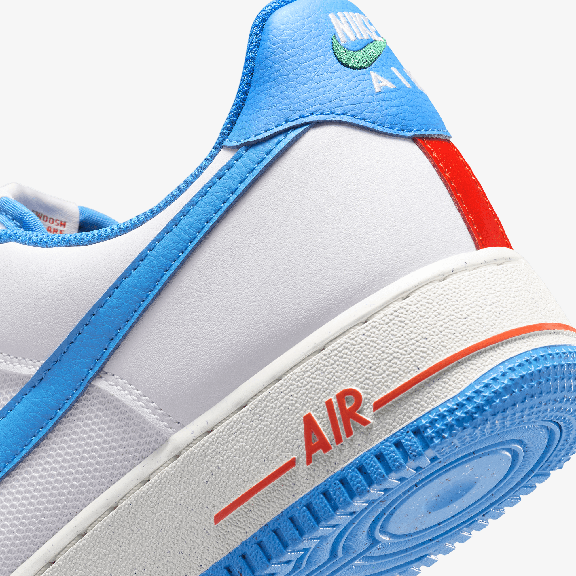 white orange and blue air force