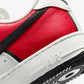 Nike | AIR FORCE 1 '07 LV8 { UNIVERSITY RED/BLACK-SAIL
