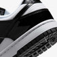 NIKE | DUNK LOW SE "GLOSS" { WHITE/BLACK-WHITE-METALLIC SILVER