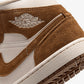 JORDAN | AIR JORDAN 1 MID { LT BRITISH TAN/CHALK