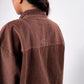 SUPERKICKS | CORDUROY SHIRT { MUD BROWN