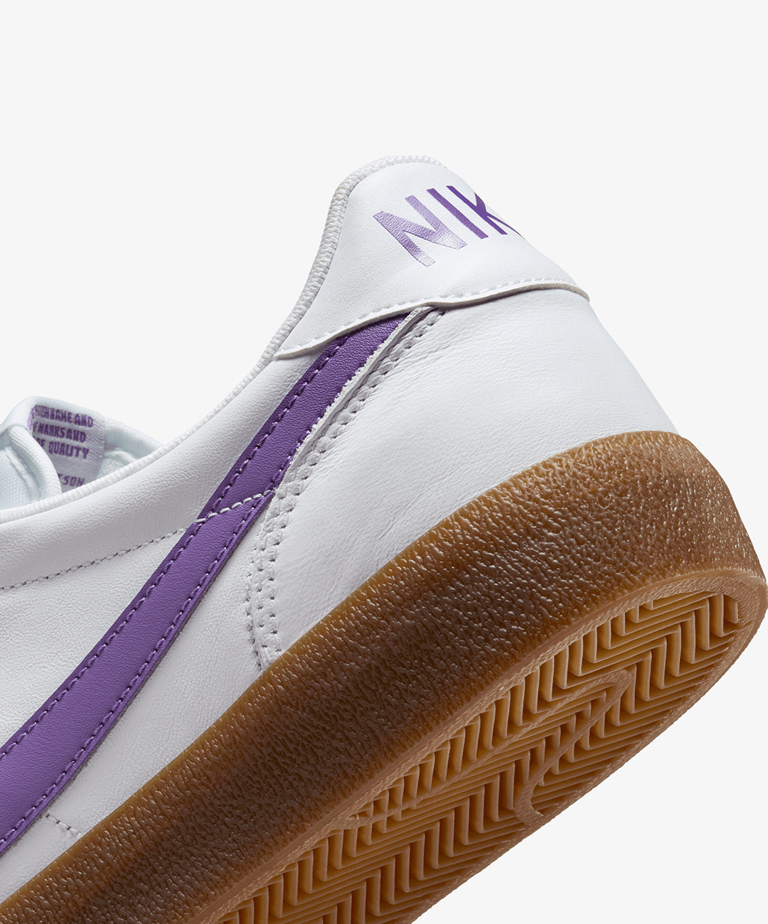 Nike | KILLSHOT 2 LEATHER { WHITE/WILD GRAPE-GUM MED BROWN