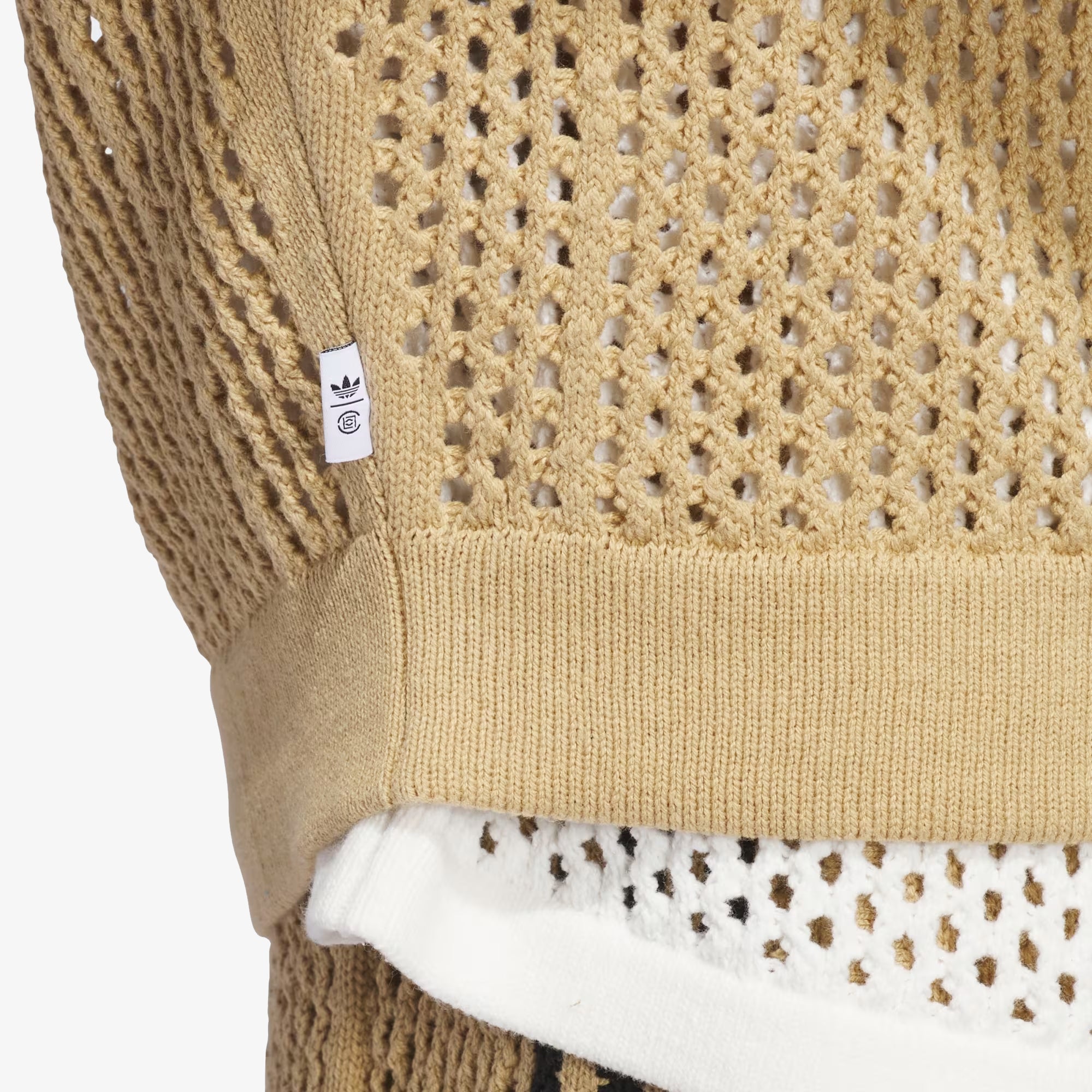 ADIDAS ORIGINALS | CLOT CROCHET TRACK TOP BY EDISON { BEIGE ADIDAS ORIGINALS | CLOT CROCHET TRACK TOP BY EDISON { BEIGE