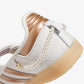 ADIDAS ORIGINALS | SAMBA JANE { CRYSTAL WHITE / SUPPLIER COLOUR / ACID ORANGE
