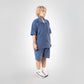 SUPERKICKS | CORDUROY SHIRT { ESTATE BLUE