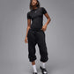 JORDAN | FRANCHISE SLIDE { BLACK/WHITE