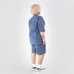 SUPERKICKS | CORDUROY SHORTS { ESTATE BLUE