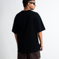 Superkicks | CORE RELAXED T-SHIRT { BLACK/WHITE