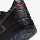 NIKE | AIR FORCE 1 '07 { BLACK/STEALTH-GYM RED-METALLIC SILVER