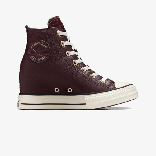 Converse | CHUCK TAYLOR ALL STAR CLASSIC WEDGE LEATHER { BROWN