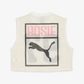 PUMA | x ROSÉ RELAXED MESH TOP { WARM WHITE