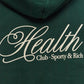 SPORTY & RICH | HEALTH SCRIPT HOODIE { GREEN