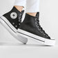 Converse | CHUCK TAYLOR ALL STAR LEATHER PLATFORM HI { BLACK/WHITE