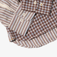 UNIVERSAL WORKS | MADISON CHECK/STRIPE STATION SHIRT { BROWN/BEIGE
