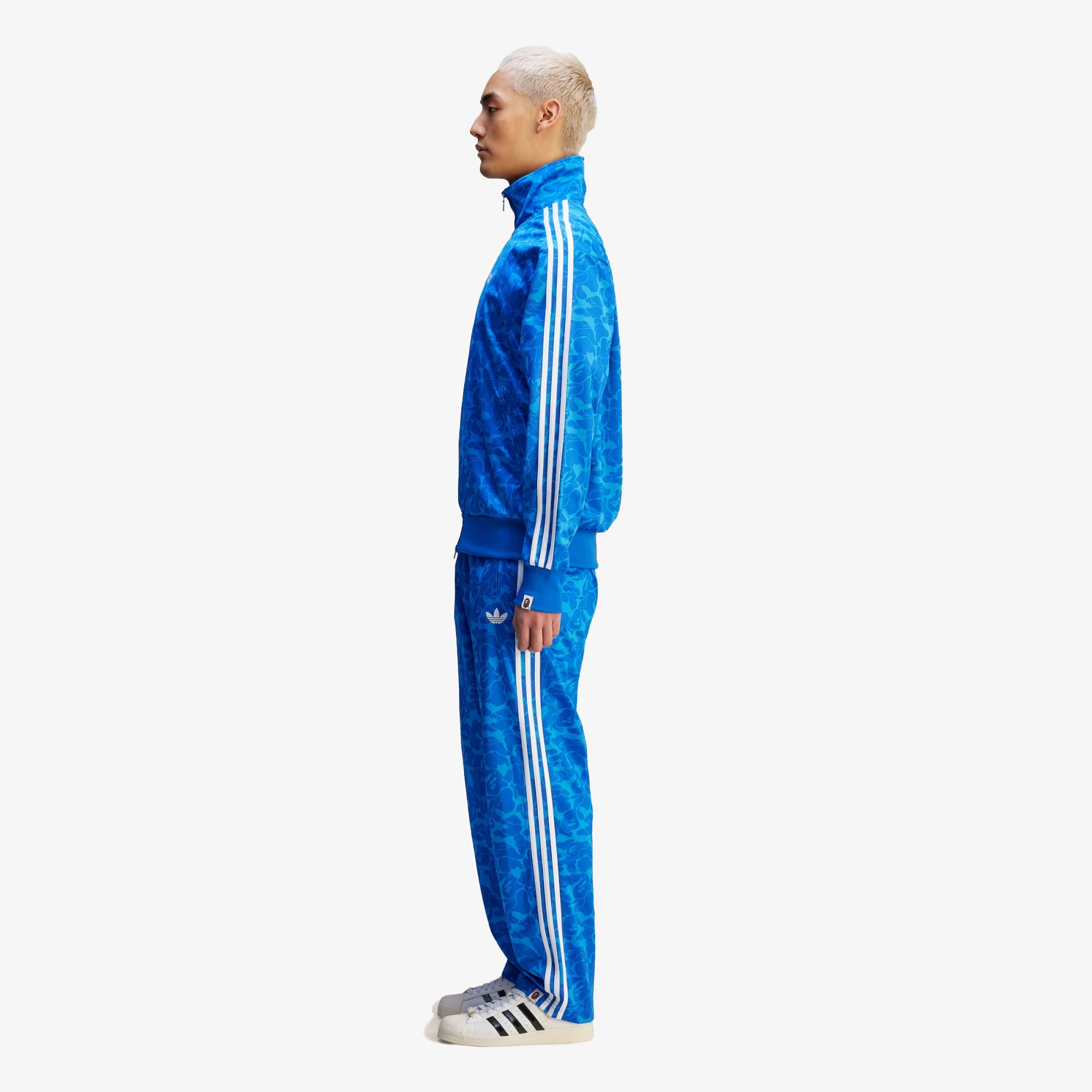 Adidas Originals | BAPE FIREBIRD TRACK PANTS { BLUE – Superkicks