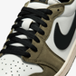 JORDAN | AIR JORDAN 1 RETRO LOW OG { MEDIUM OLIVE/BLACK-SUMMIT WHITE-SAIL