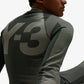 Y-3 | ENGINEERED KNIT LONG SLEEVE BASELAYER TEE  { WONDER SILVER