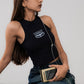 SUPERKICKS | CROP TOP { NAVY BLUE