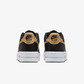 Nike | AIR FORCE 1 (GS) { BLACK/METALLIC GOLD-BLACK-WHITE