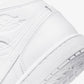JORDAN | AIR JORDAN 1 MID { WHITE/WHITE-WHITE