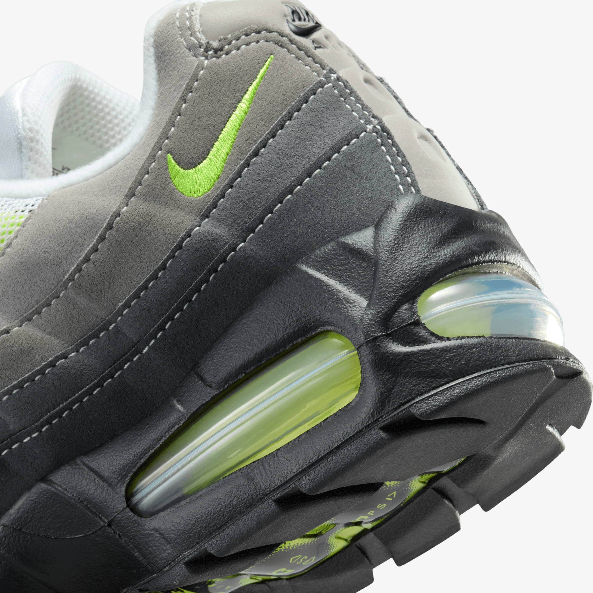 Nike | W AIR MAX 95 BIG BUBBLE { BLACK/NEON YELLOW/ANTHRACITE/LT